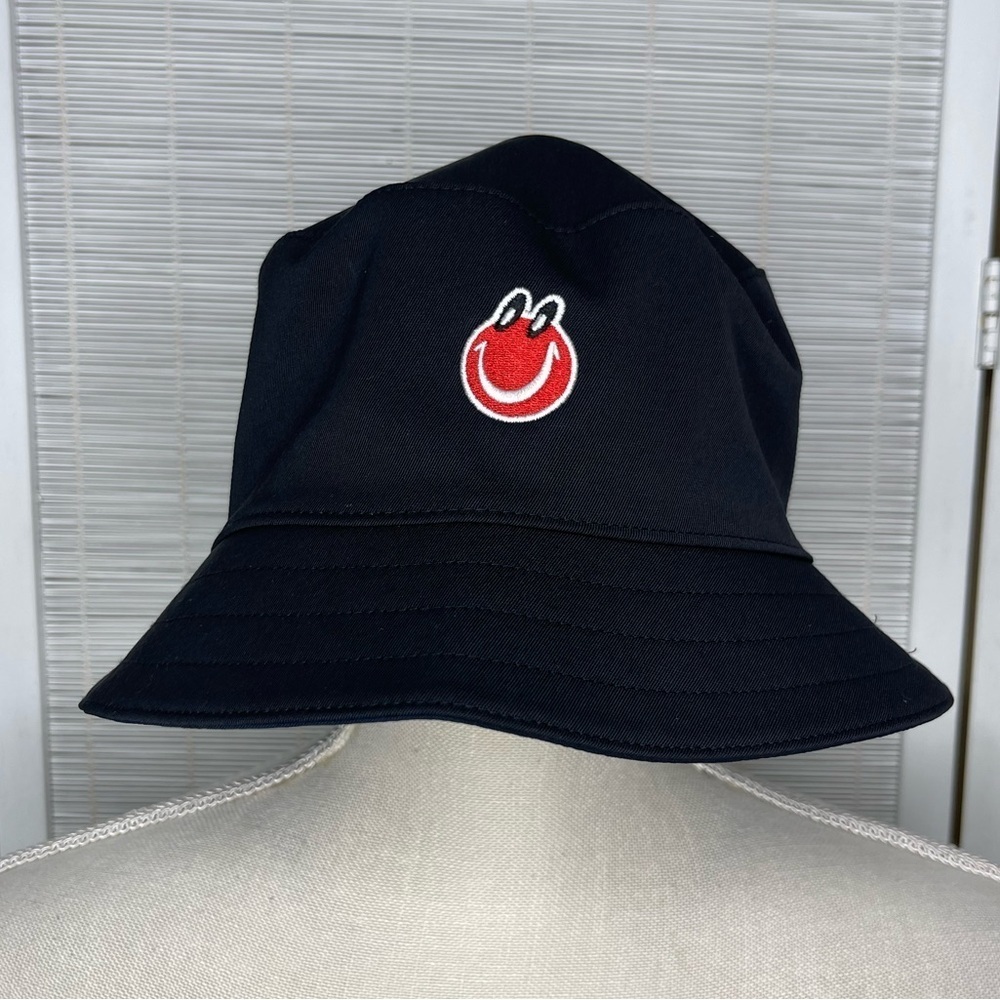 Lululemon Both Ways Reversible Bucket Hat Graphic Black Navy NWT Size S/M